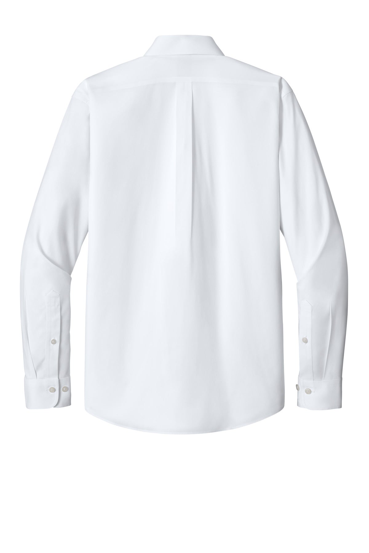 Brooks Brothers Wrinkle-Free Stretch Pinpoint Spread Collar Shirt - White