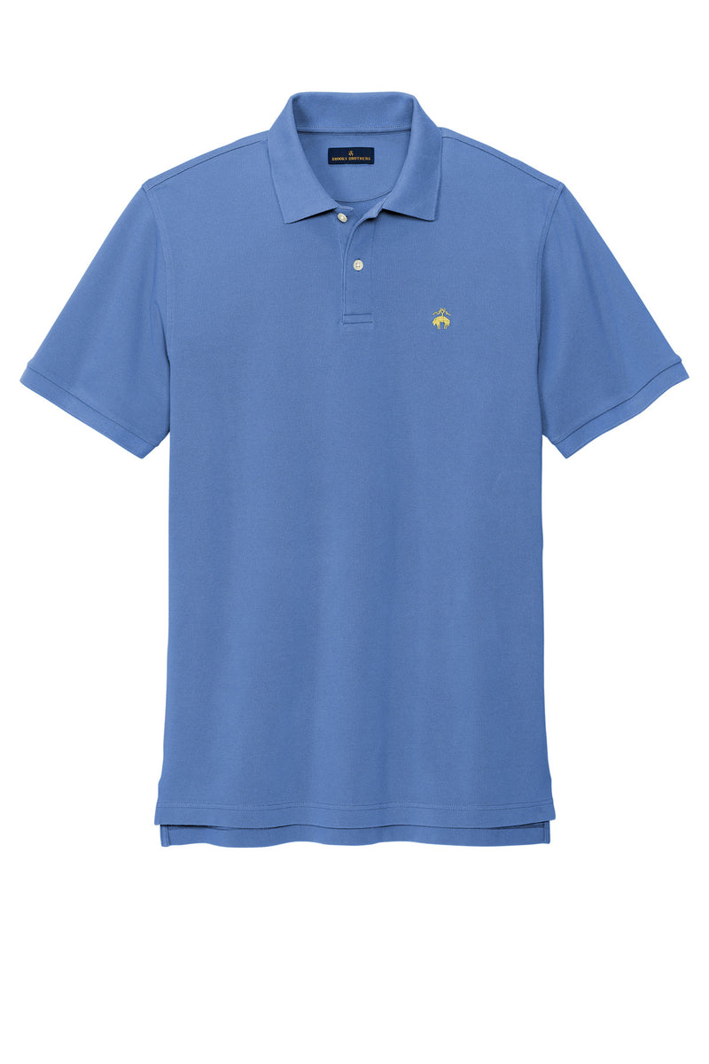 Brooks Brothers Pima Cotton Pique Polo - Charter Blue