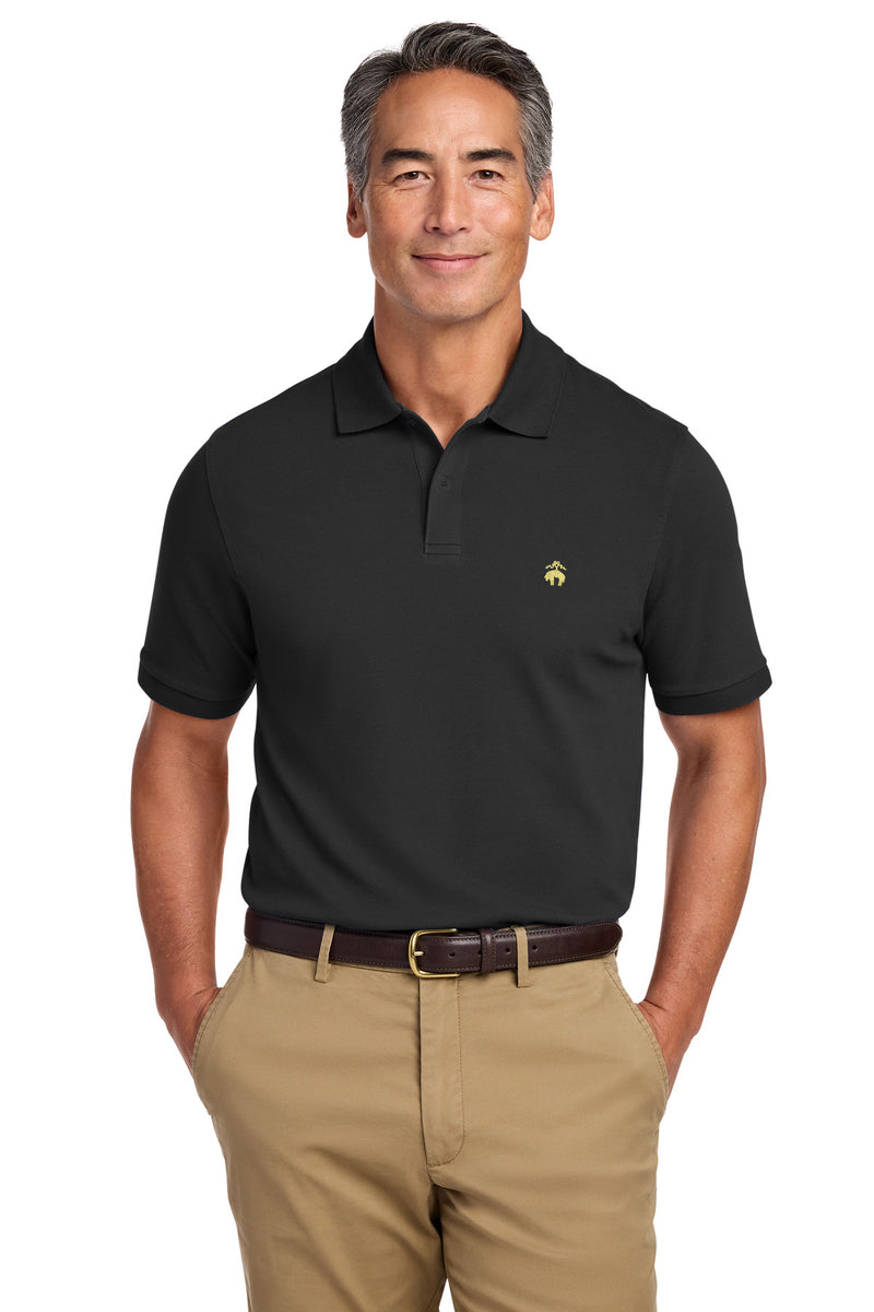 Brooks Brothers Pima Cotton Pique Polo - Deep Black