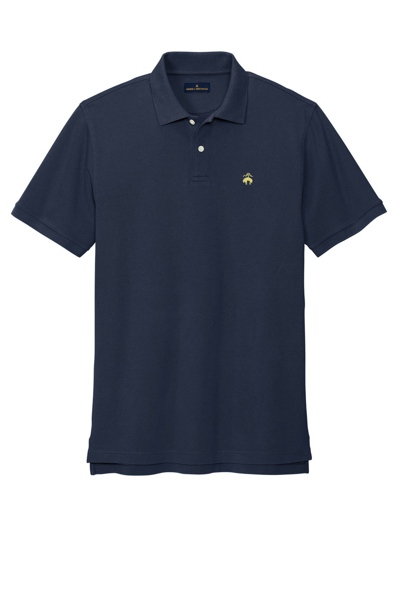 Brooks Brothers Pima Cotton Pique Polo - Navy Blazer