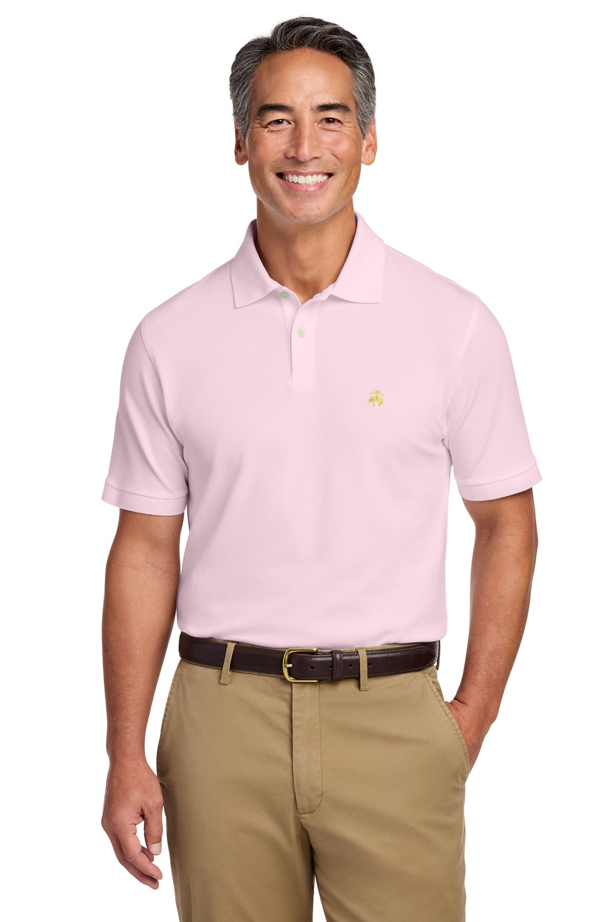 Brooks Brothers Pima Cotton Pique Polo - Pearl Pink