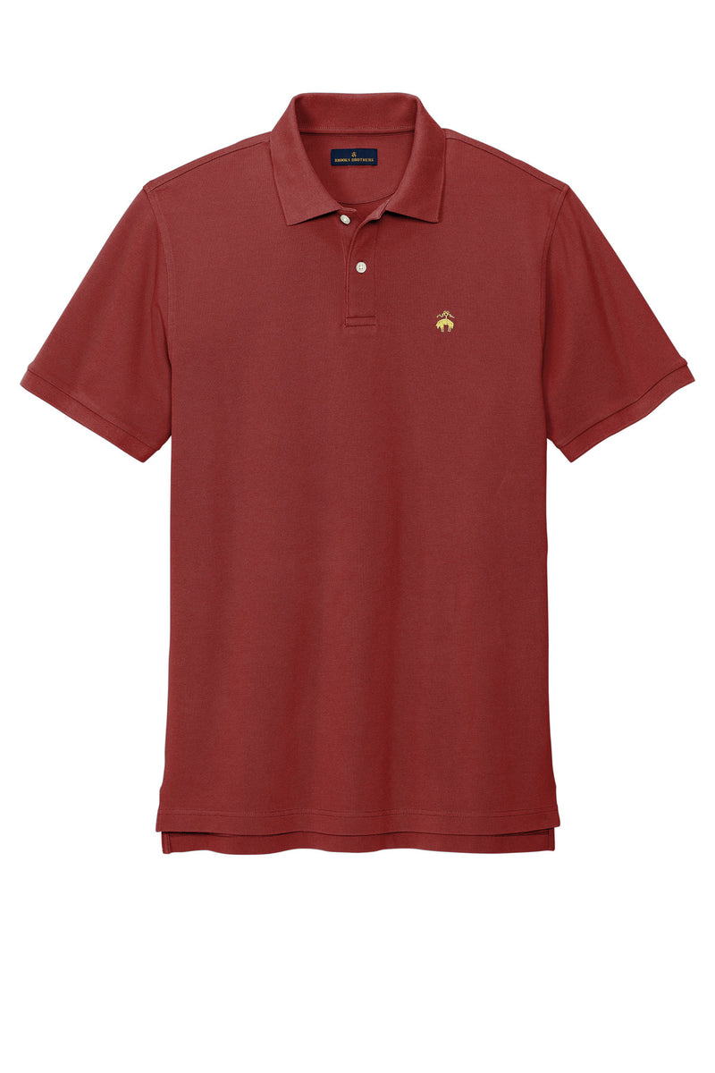 Brooks Brothers Pima Cotton Pique Polo - Rich Red