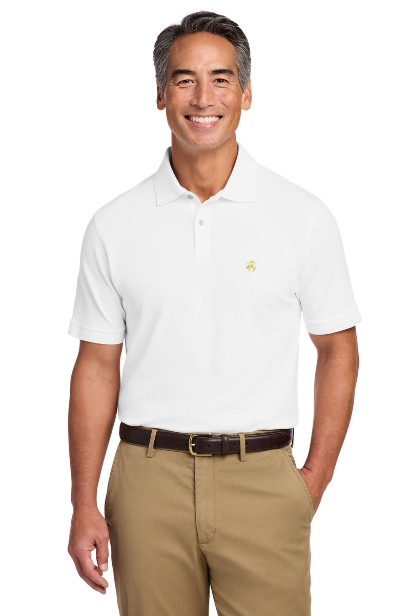 Brooks Brothers Pima Cotton Pique Polo - White