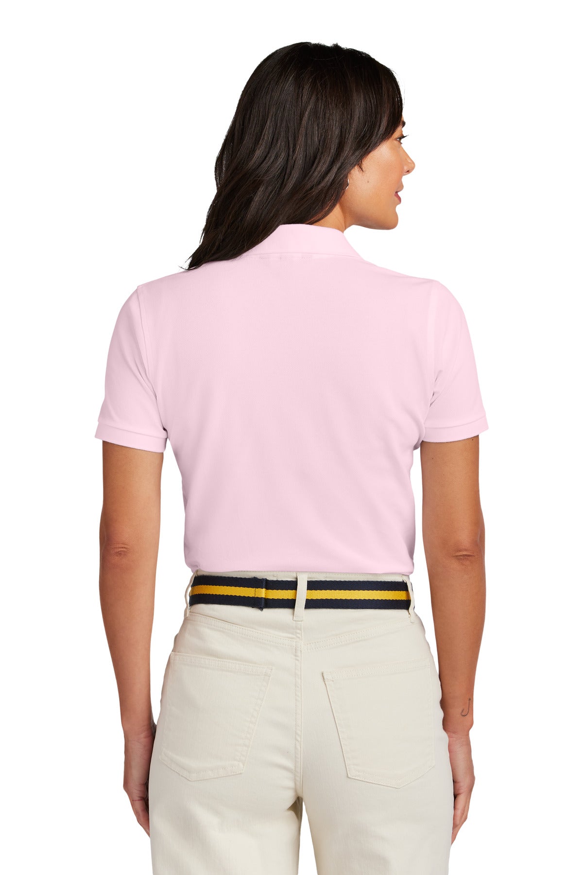 Brooks Brothers Women's Pima Cotton Pique Polo - Pearl Pink