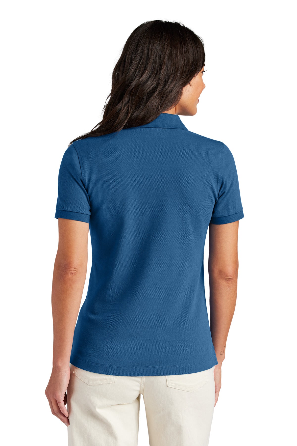 Brooks Brothers Women's Pima Cotton Pique Polo - Charter Blue