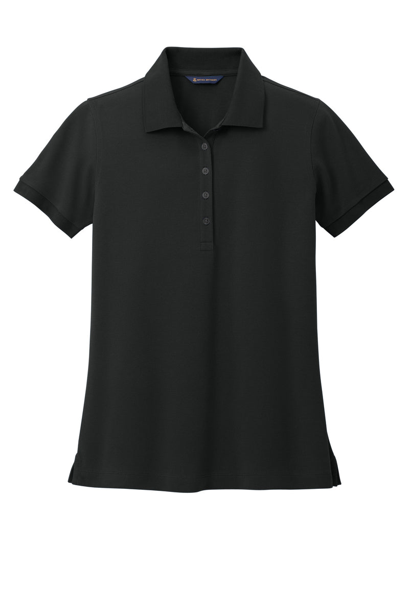 Brooks Brothers Women's Pima Cotton Pique Polo - Deep Black