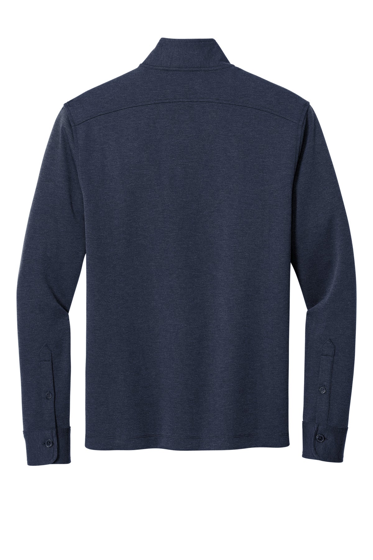 Brooks Brothers Mid-Layer Stretch 1/2-Button - Navy Blazer Heather