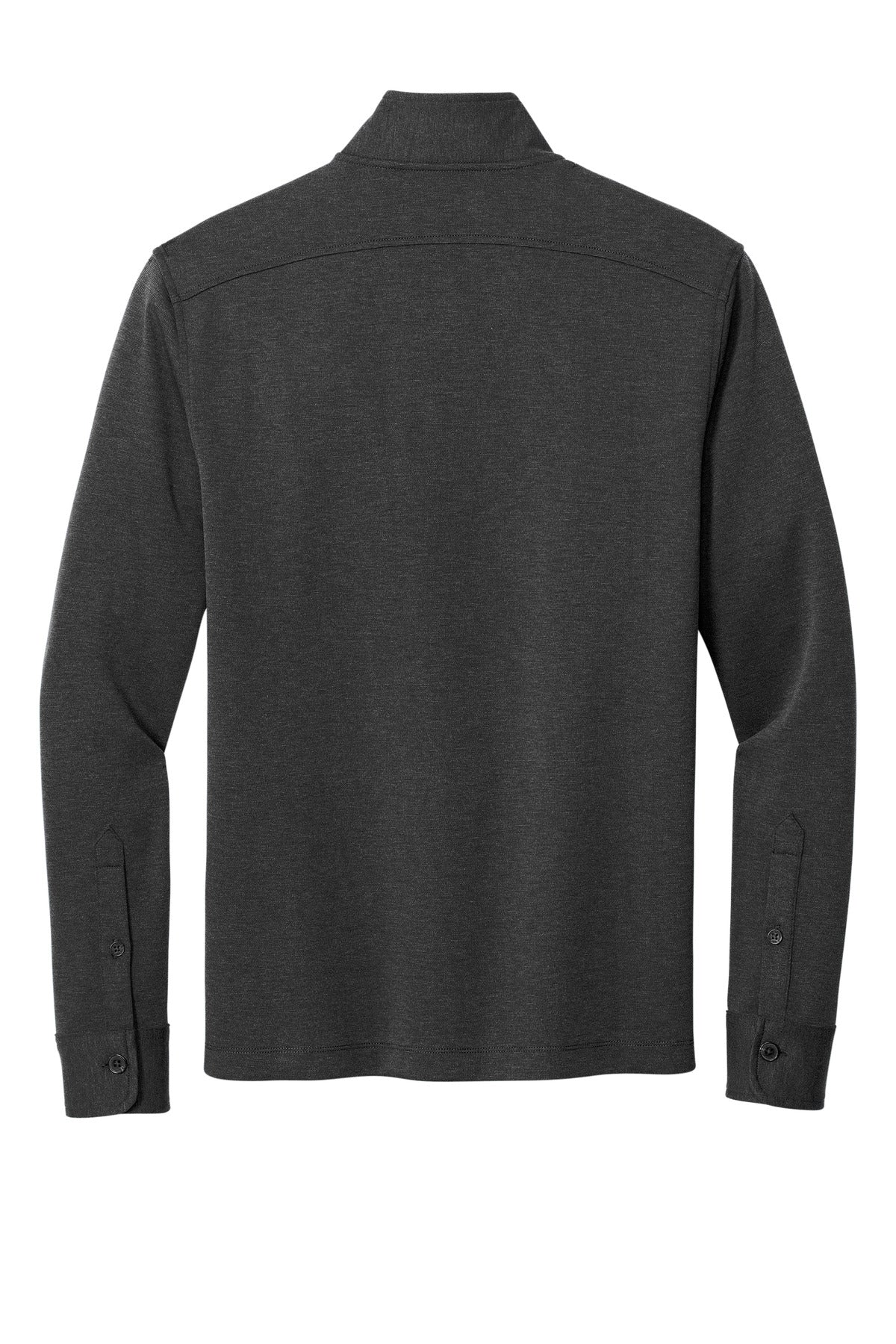 Brooks Brothers Mid-Layer Stretch 1/2-Button - Windsor Grey Heather
