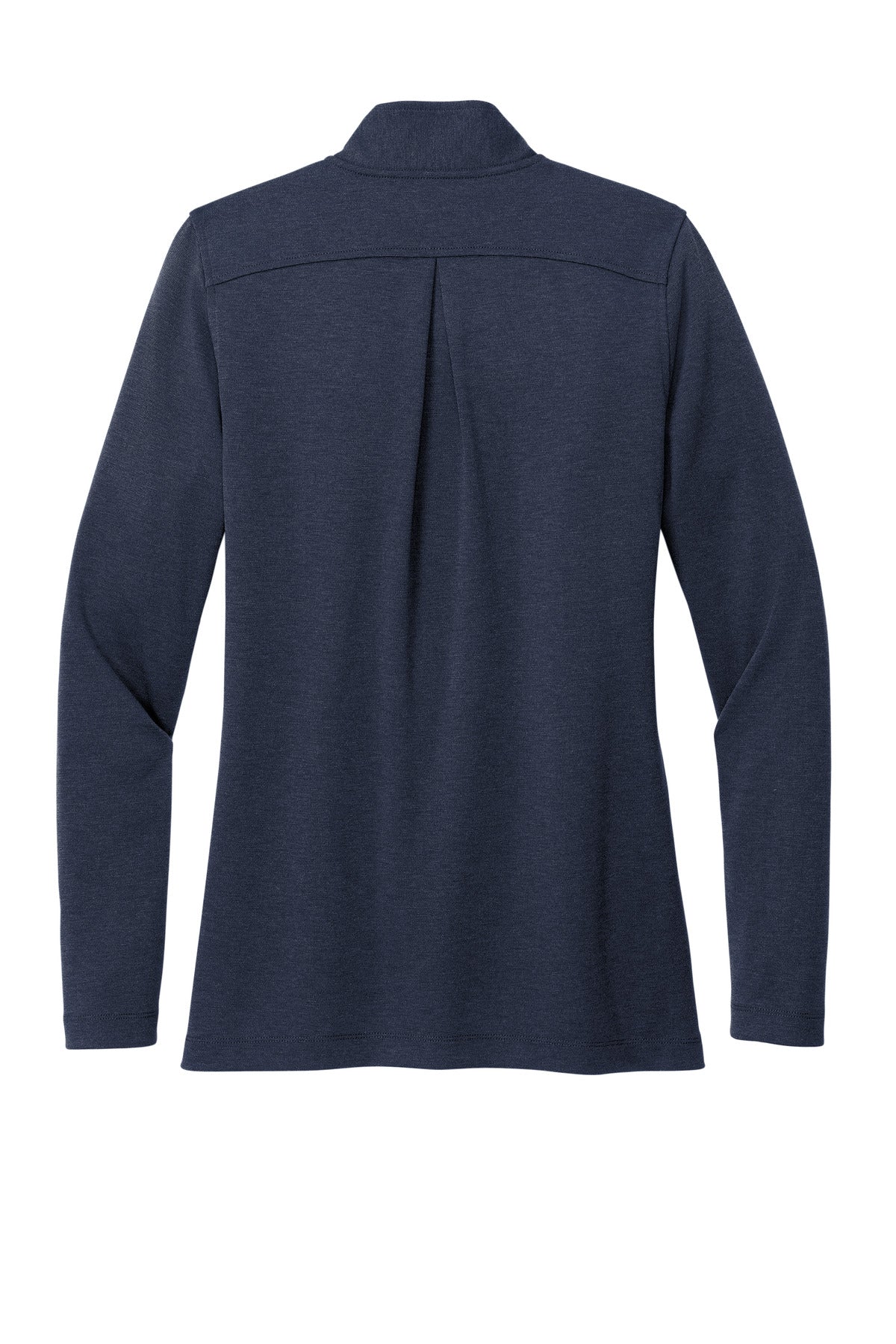 Brooks Brothers Women's Mid-Layer Stretch 1/2-Button - Navy Blazer Heather