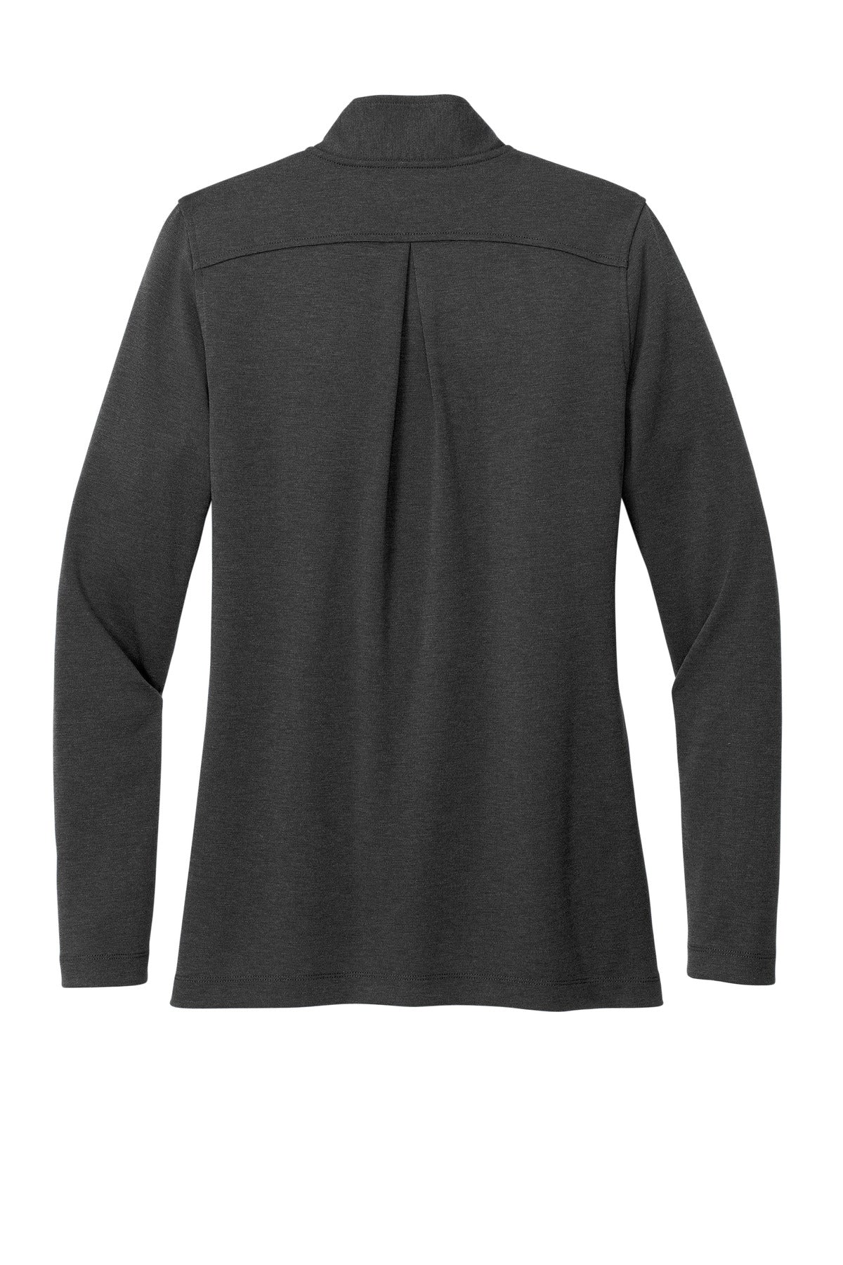 Brooks Brothers Women's Mid-Layer Stretch 1/2-Button - Windsor Grey Heather