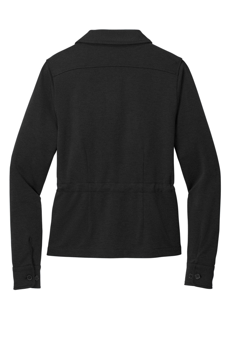 Brooks Brothers Women's Mid-Layer Stretch Button Jacket - Black Heather