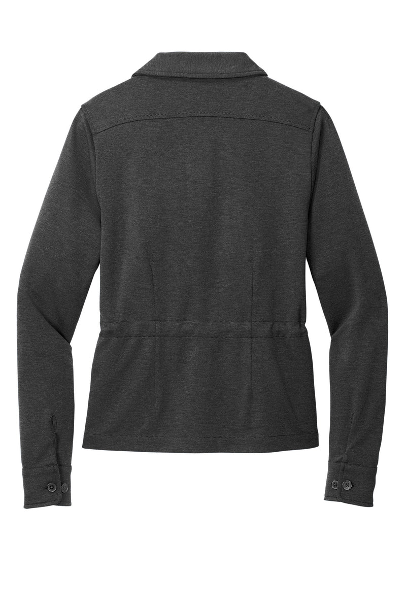 Brooks Brothers Women's Mid-Layer Stretch Button Jacket - Windsor Grey Heather
