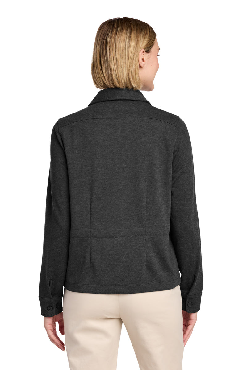 Brooks Brothers Women's Mid-Layer Stretch Button Jacket - Windsor Grey Heather