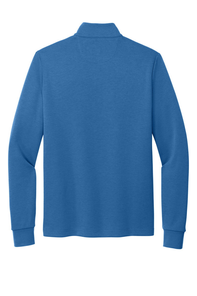 Brooks Brothers Double-Knit 1/4-Zip - Charter Blue