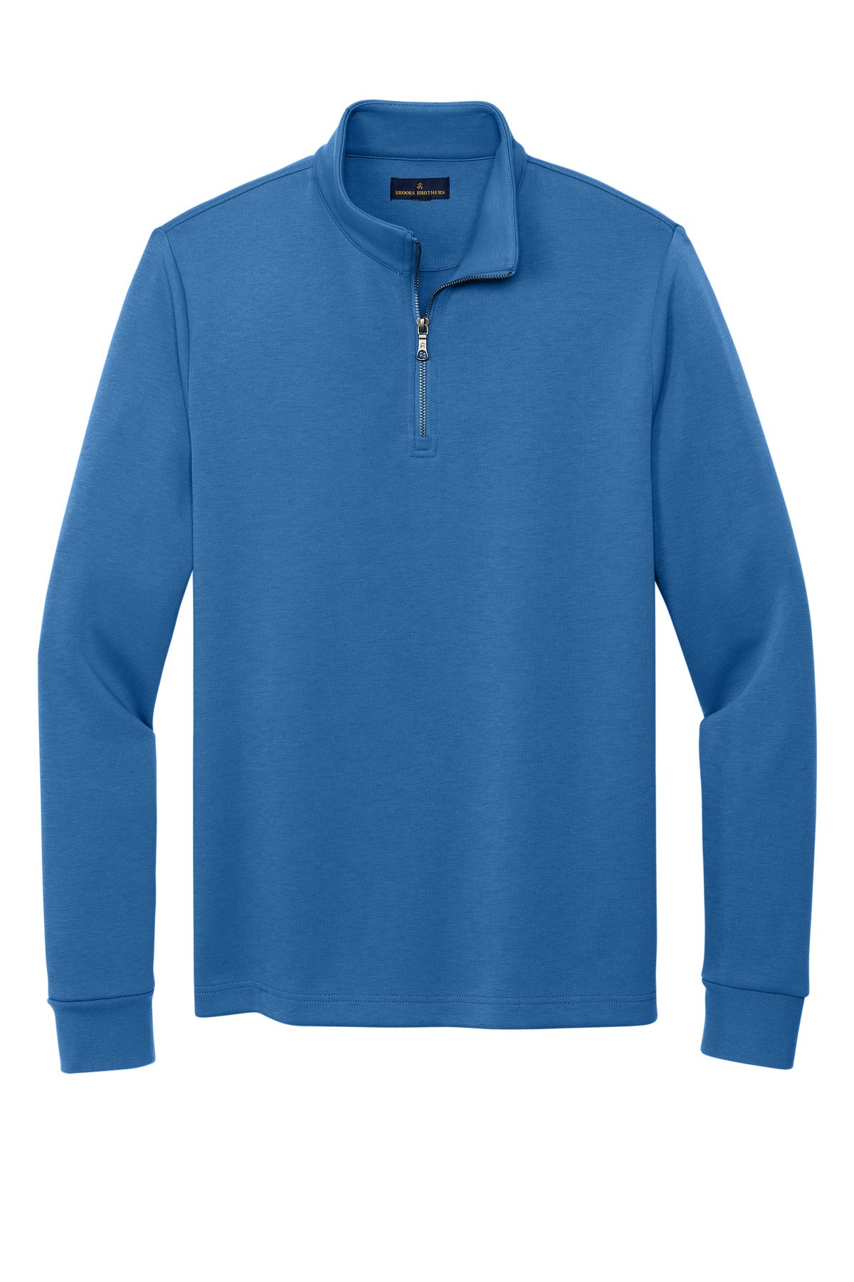 Brooks Brothers Double-Knit 1/4-Zip - Charter Blue