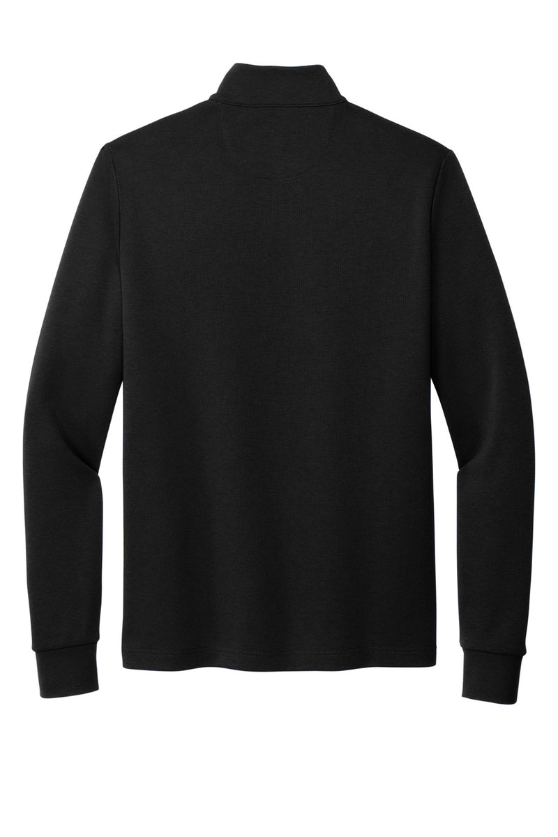 Brooks Brothers Double-Knit 1/4-Zip - Deep Black