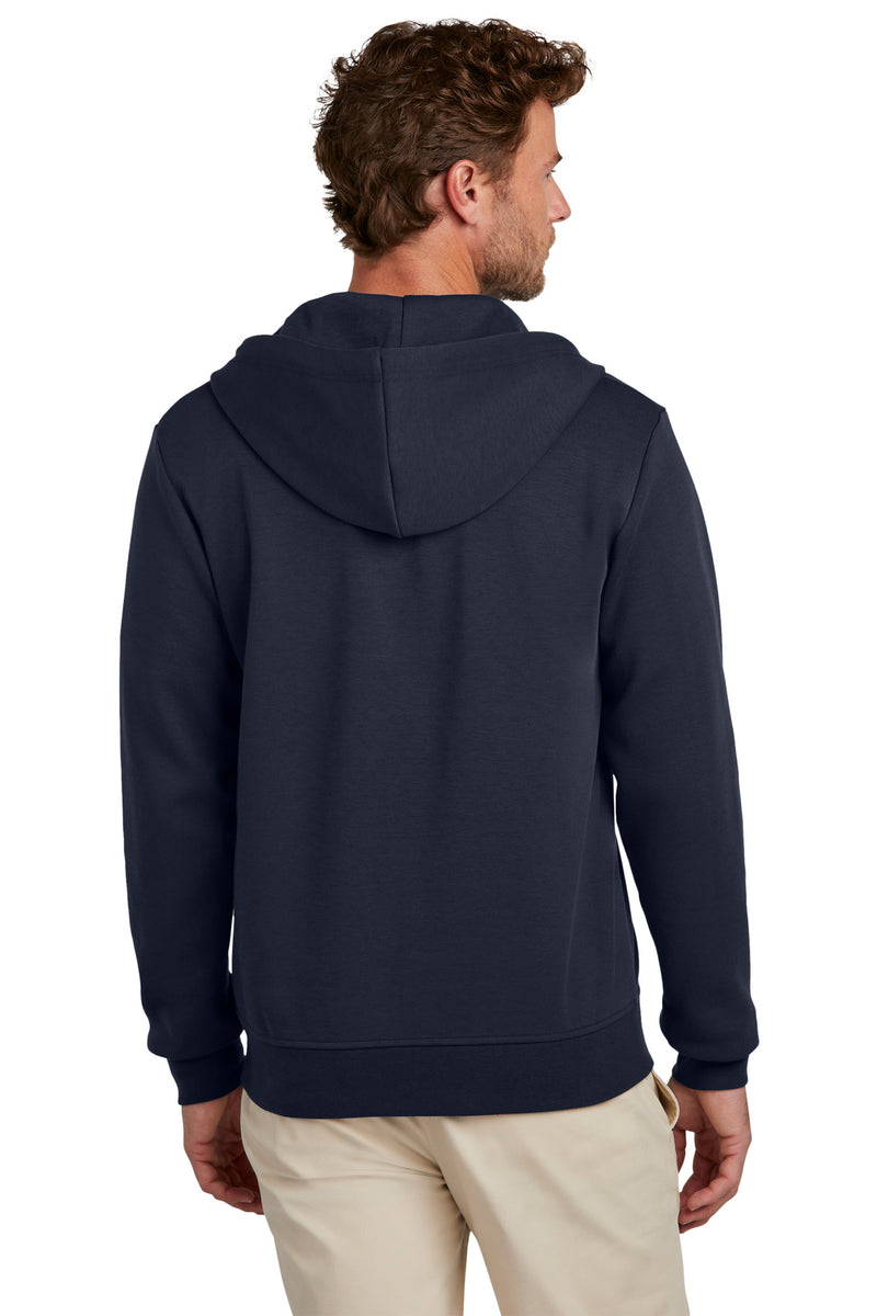 Brooks Brothers Double-Knit Full-Zip Hoodie - Night Navy