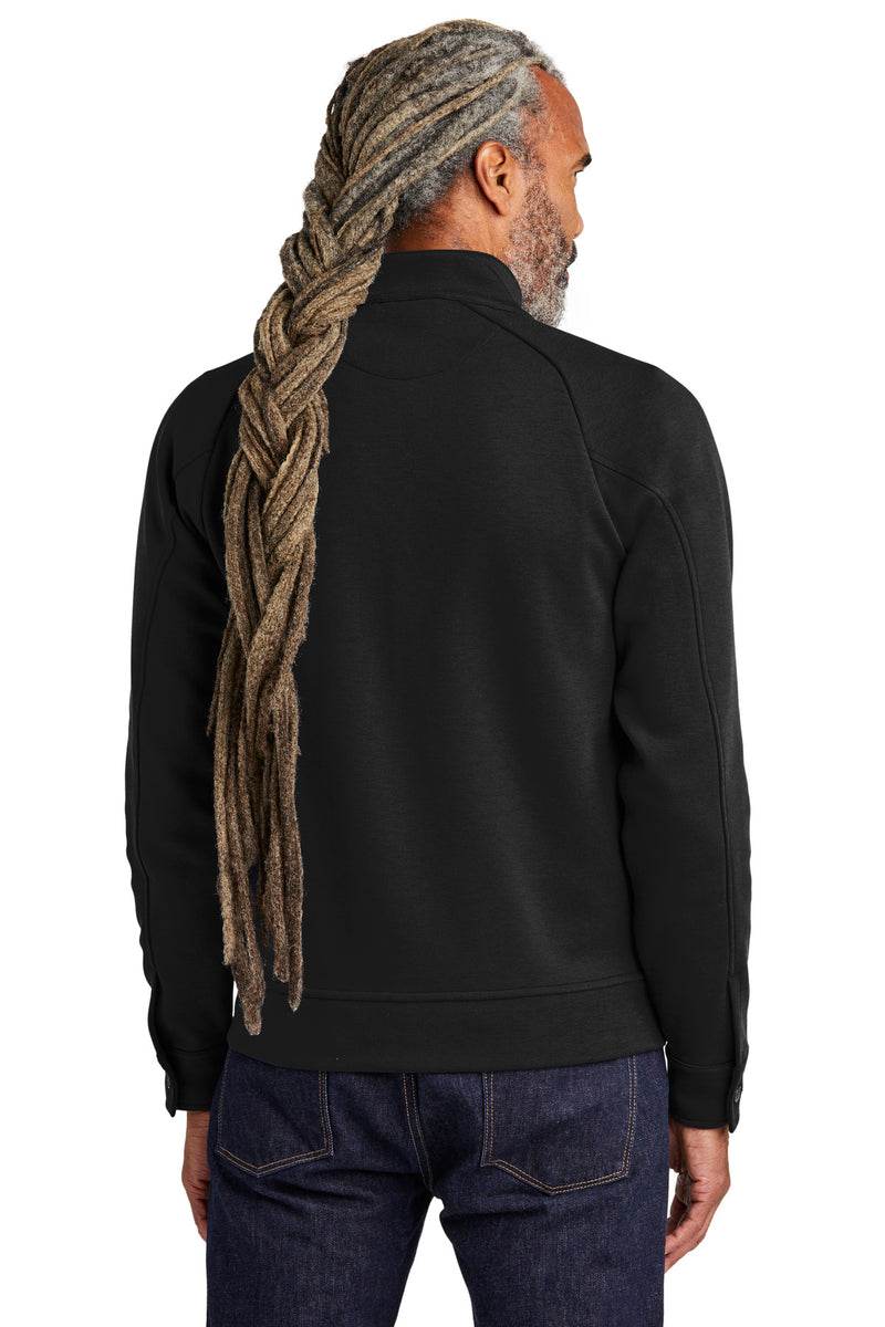 Brooks Brothers Double-Knit Full-Zip - Deep Black