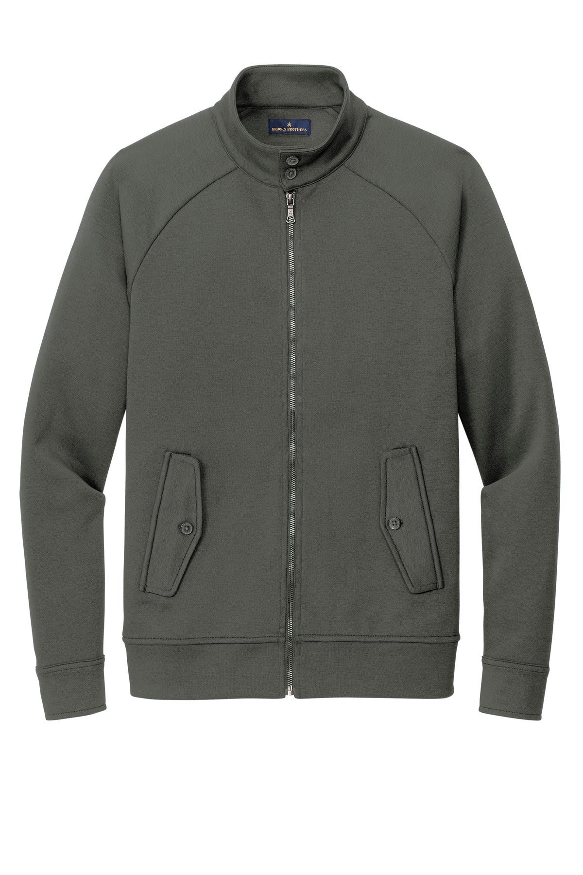 Brooks Brothers Double-Knit Full-Zip - Windsor Grey