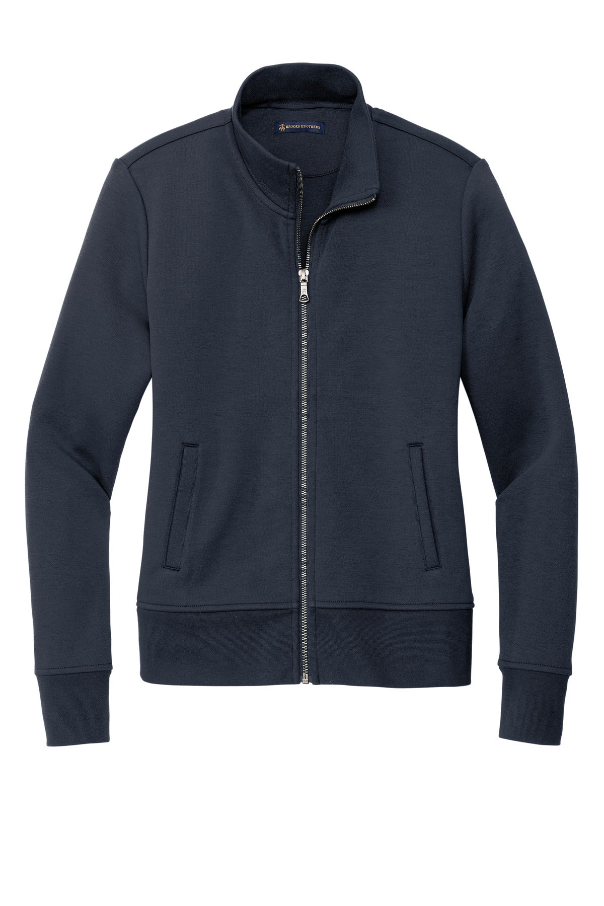 Brooks Brothers Women's Double-Knit Full-Zip - Night Navy