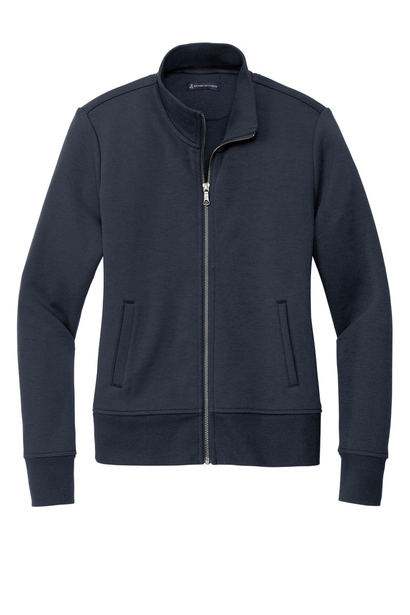 Brooks Brothers Women's Double-Knit Full-Zip - Night Navy