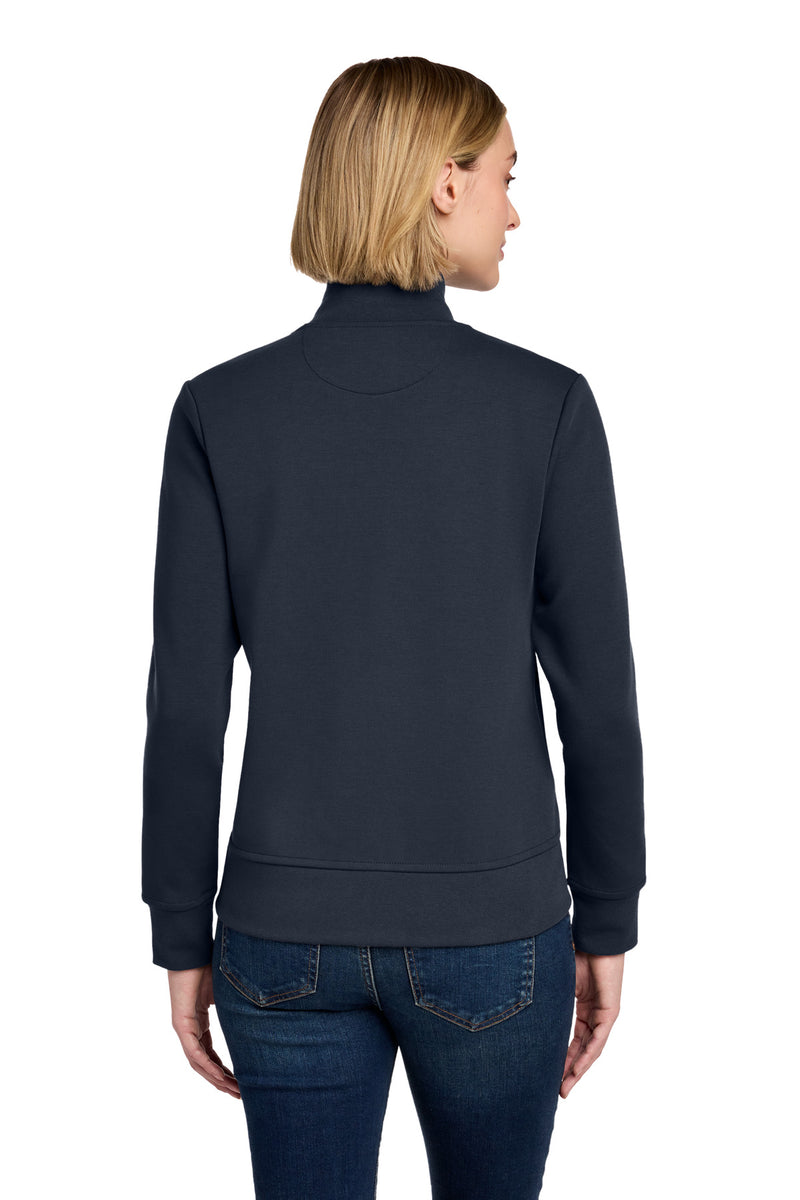 Brooks Brothers Women's Double-Knit Full-Zip - Night Navy