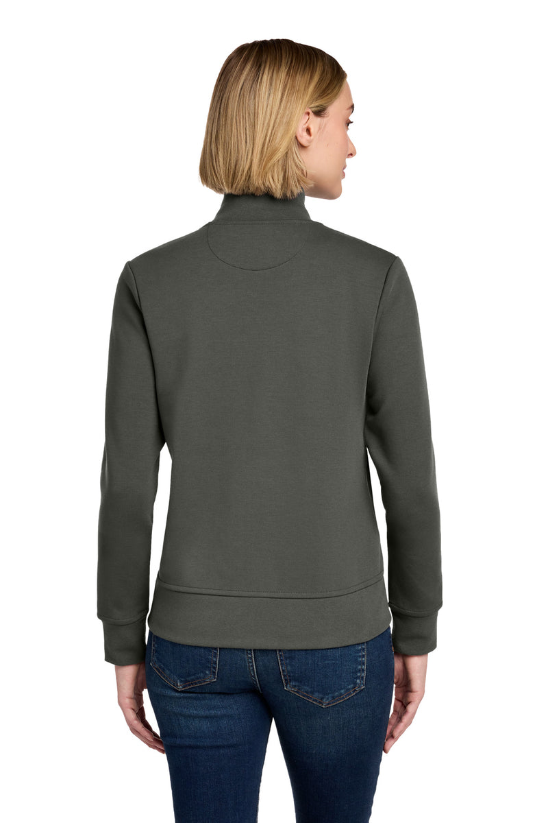Brooks Brothers Women's Double-Knit Full-Zip - Windsor Grey
