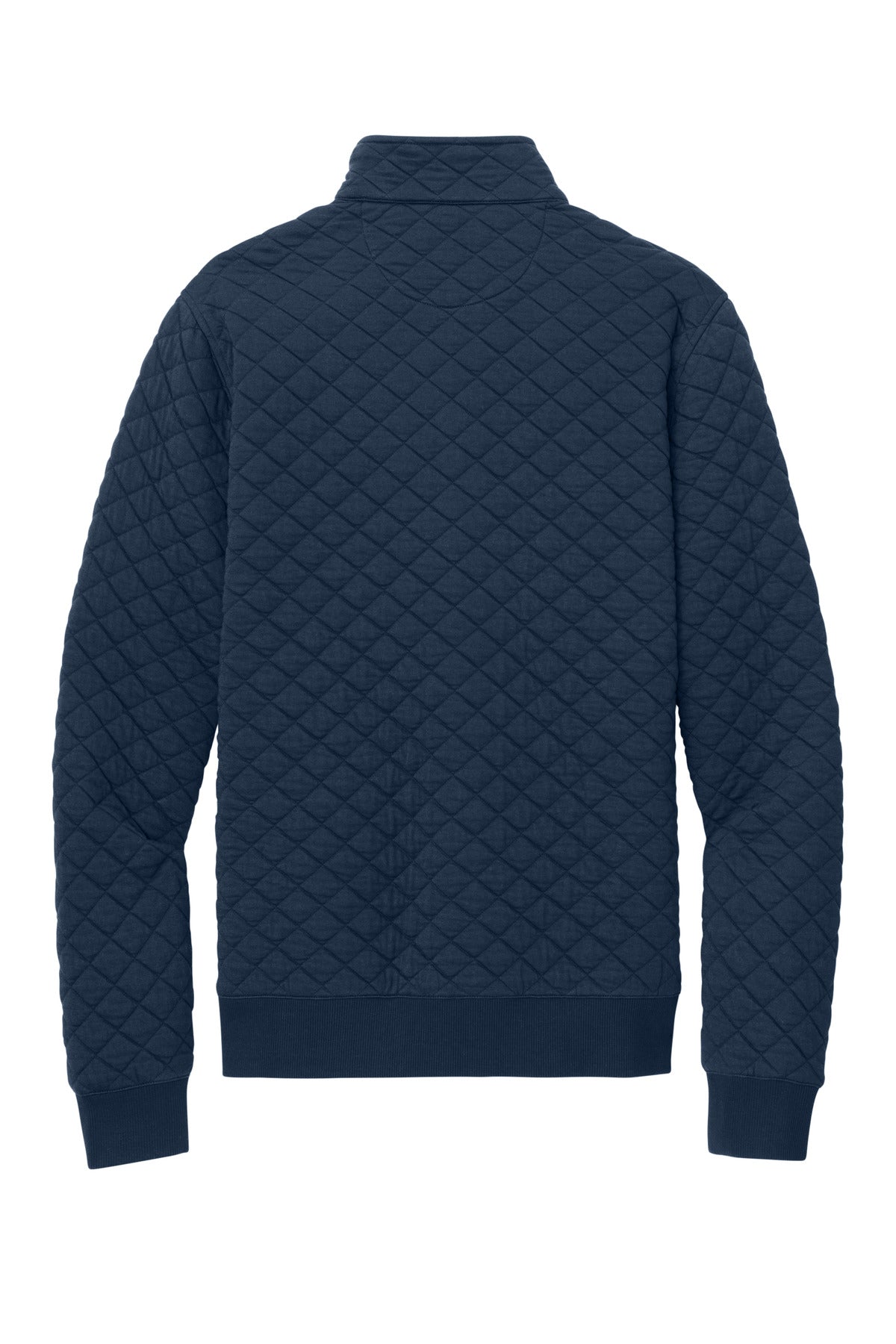 Brooks Brothers Diamond Quilt 1/4-Zip - Navy Blazer