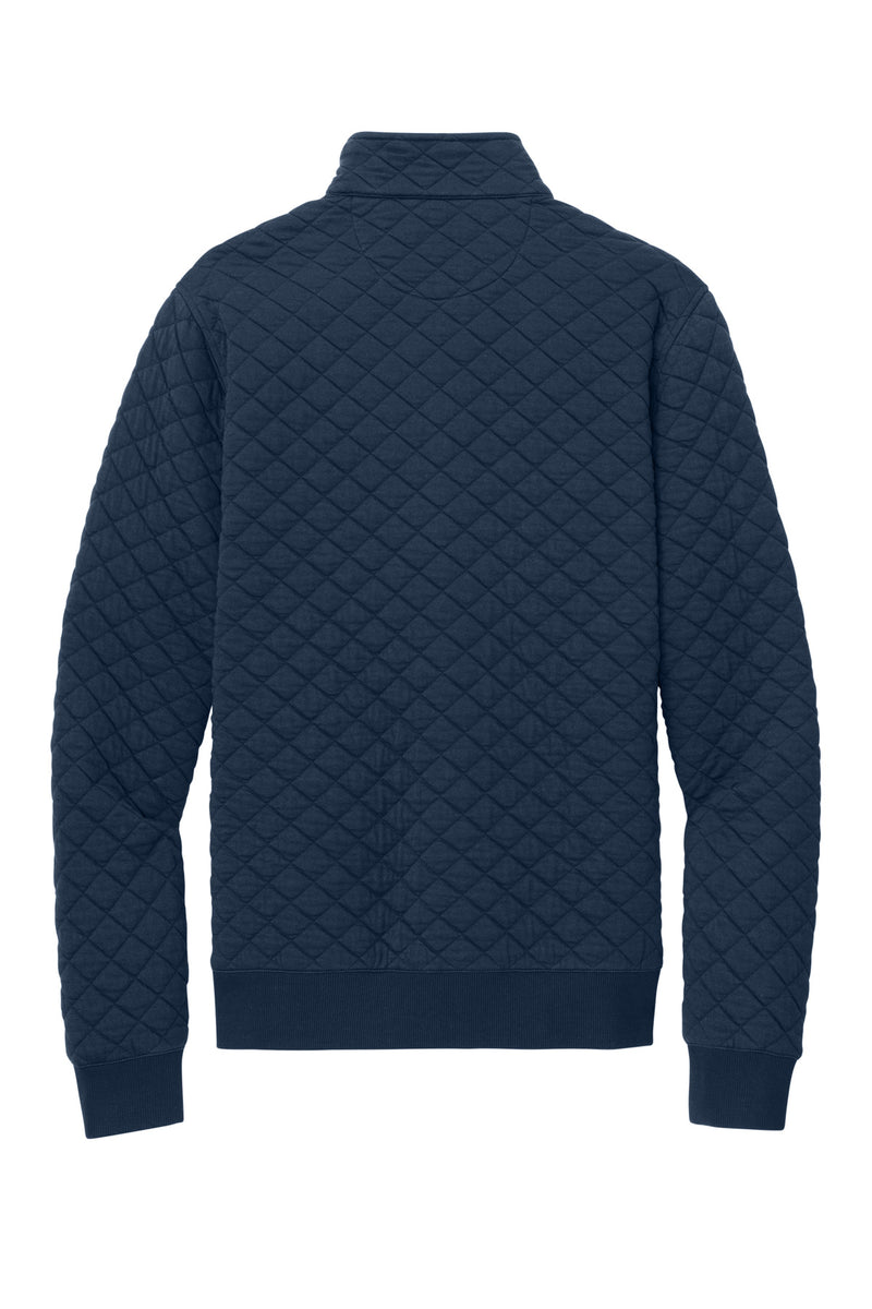 Brooks Brothers Diamond Quilt 1/4-Zip - Navy Blazer