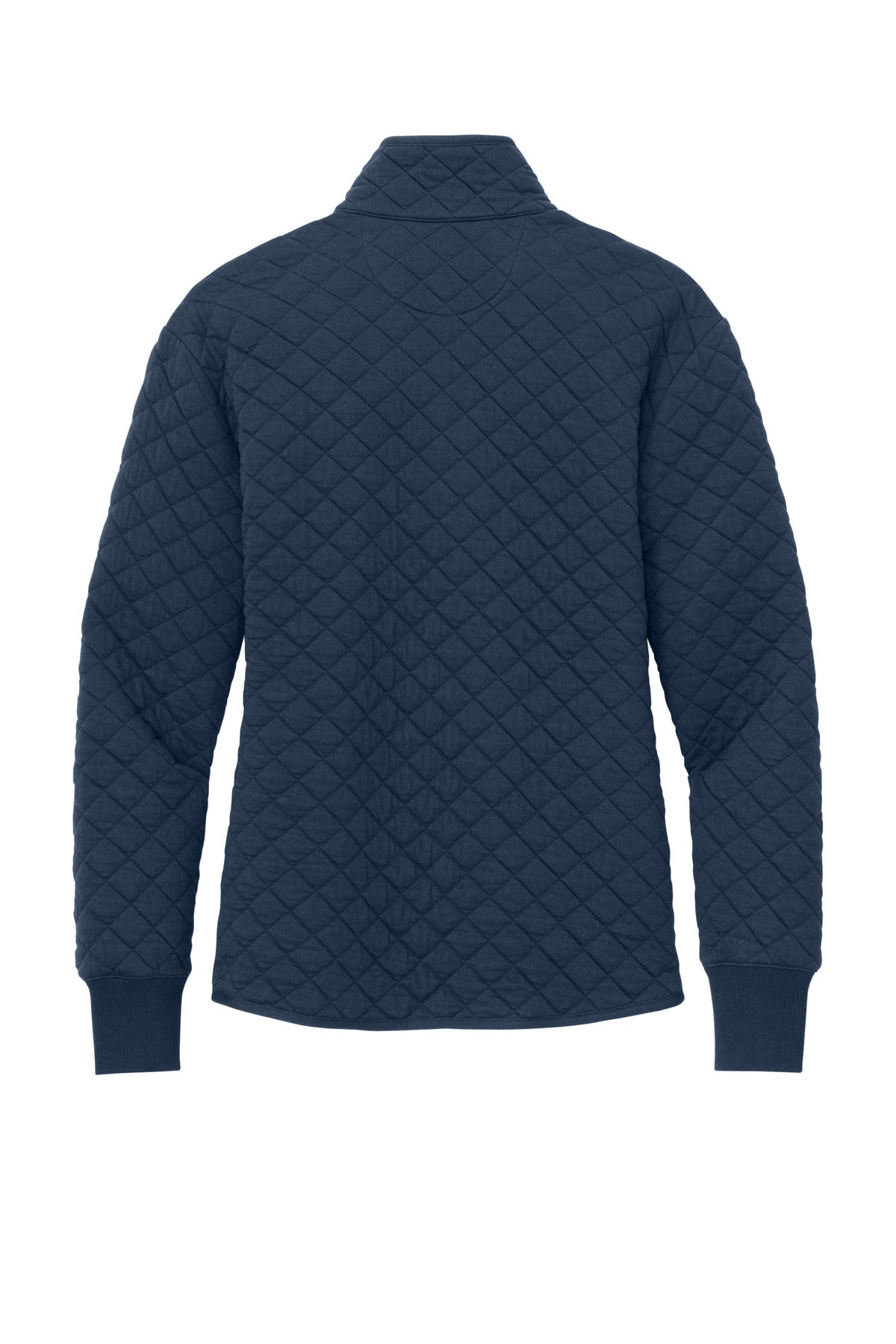 Brooks Brothers Women's Diamond Quilt Full-Zip - Navy Blazer