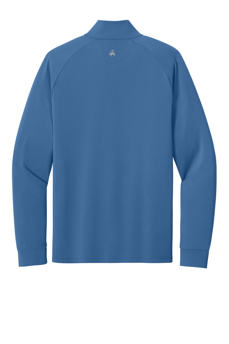 Brooks Brothers Luxe Performance 1/4-Zip - Charter Blue