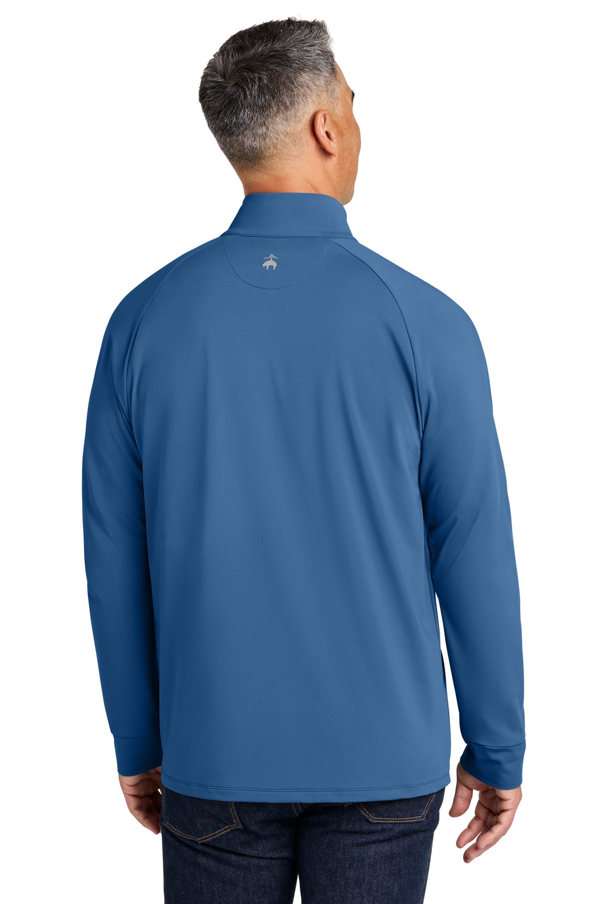 Brooks Brothers Luxe Performance 1/4-Zip - Charter Blue