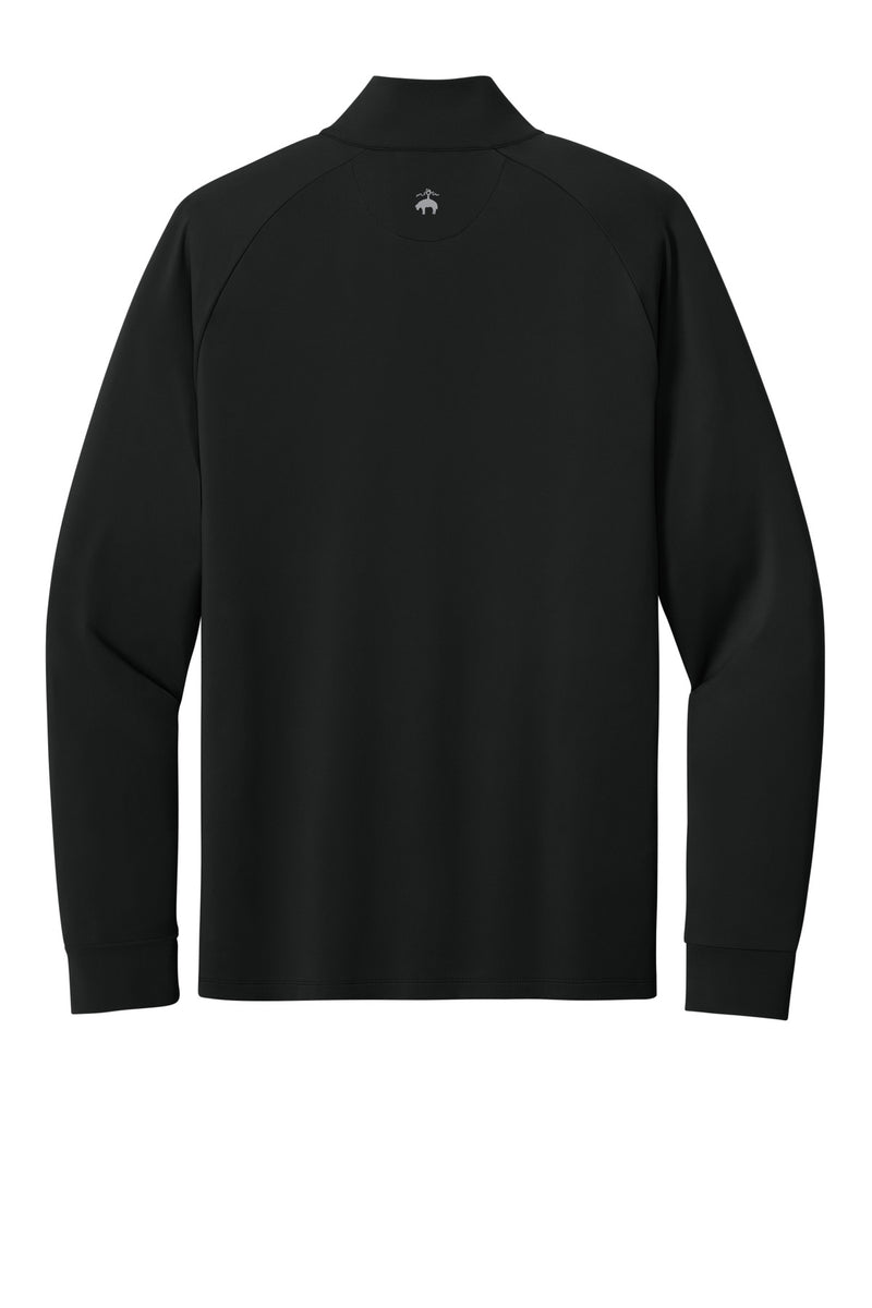 Brooks Brothers Luxe Performance 1/4-Zip - Deep Black