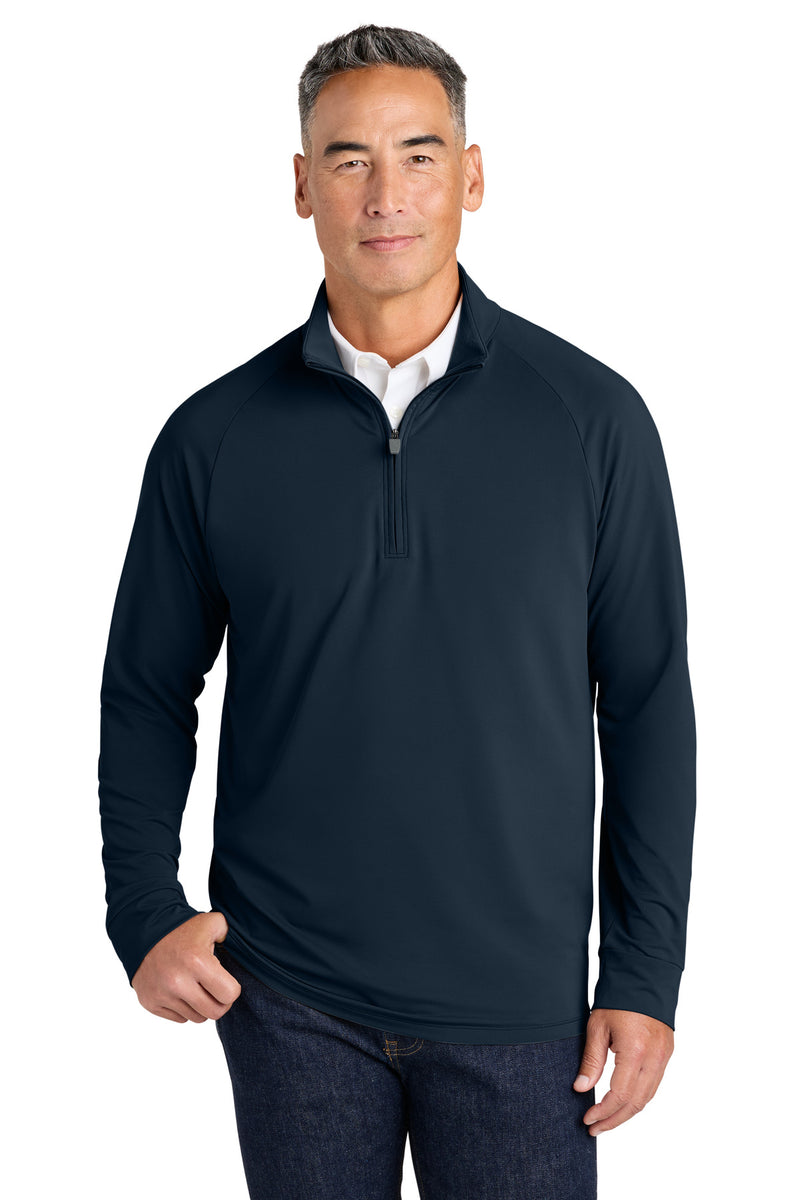 Brooks Brothers Luxe Performance 1/4-Zip - Navy Blazer