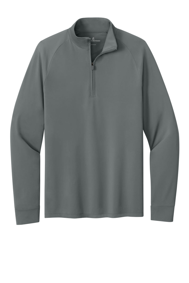 Brooks Brothers Luxe Performance 1/4-Zip - Shadow Grey