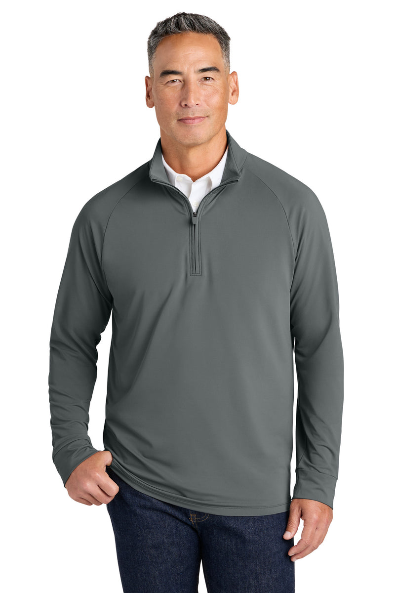 Brooks Brothers Luxe Performance 1/4-Zip - Shadow Grey