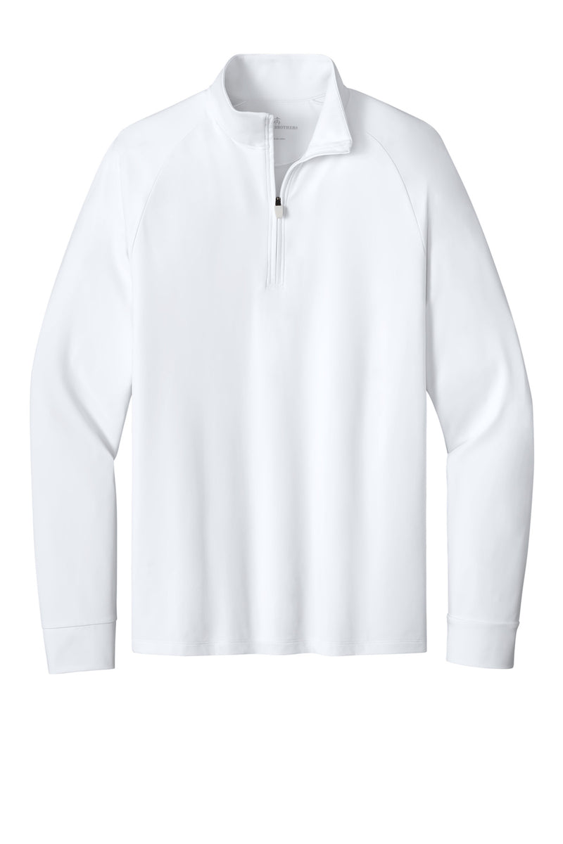 Brooks Brothers Luxe Performance 1/4-Zip - White