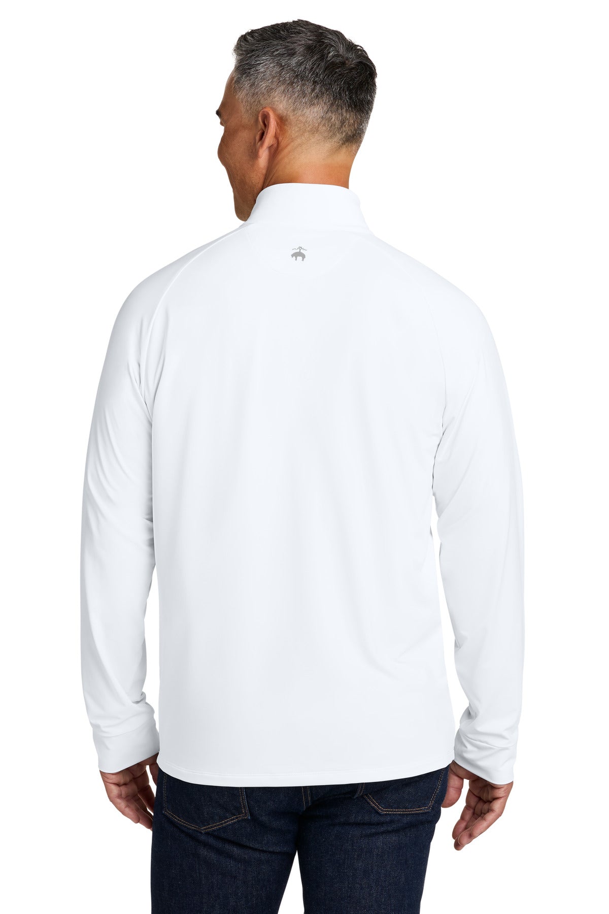 Brooks Brothers Luxe Performance 1/4-Zip - White