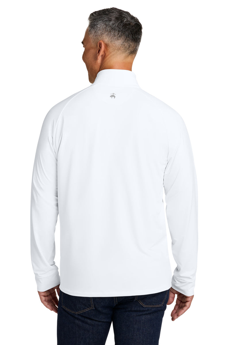 Brooks Brothers Luxe Performance 1/4-Zip - White