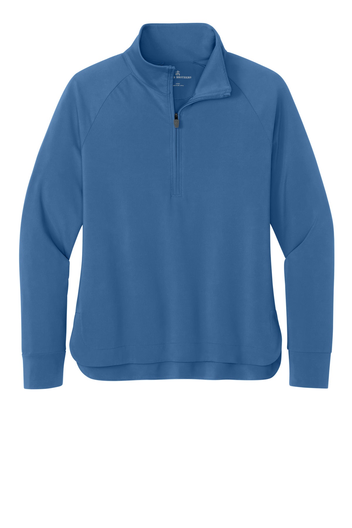 Brooks Brothers Women's Luxe Performance 1/4-Zip - Charter Blue