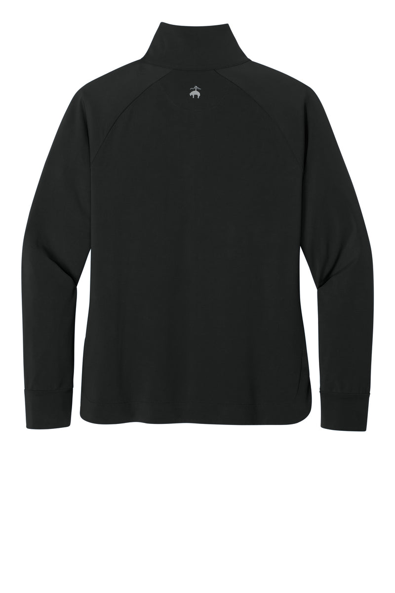 Brooks Brothers Women's Luxe Performance 1/4-Zip - Deep Black