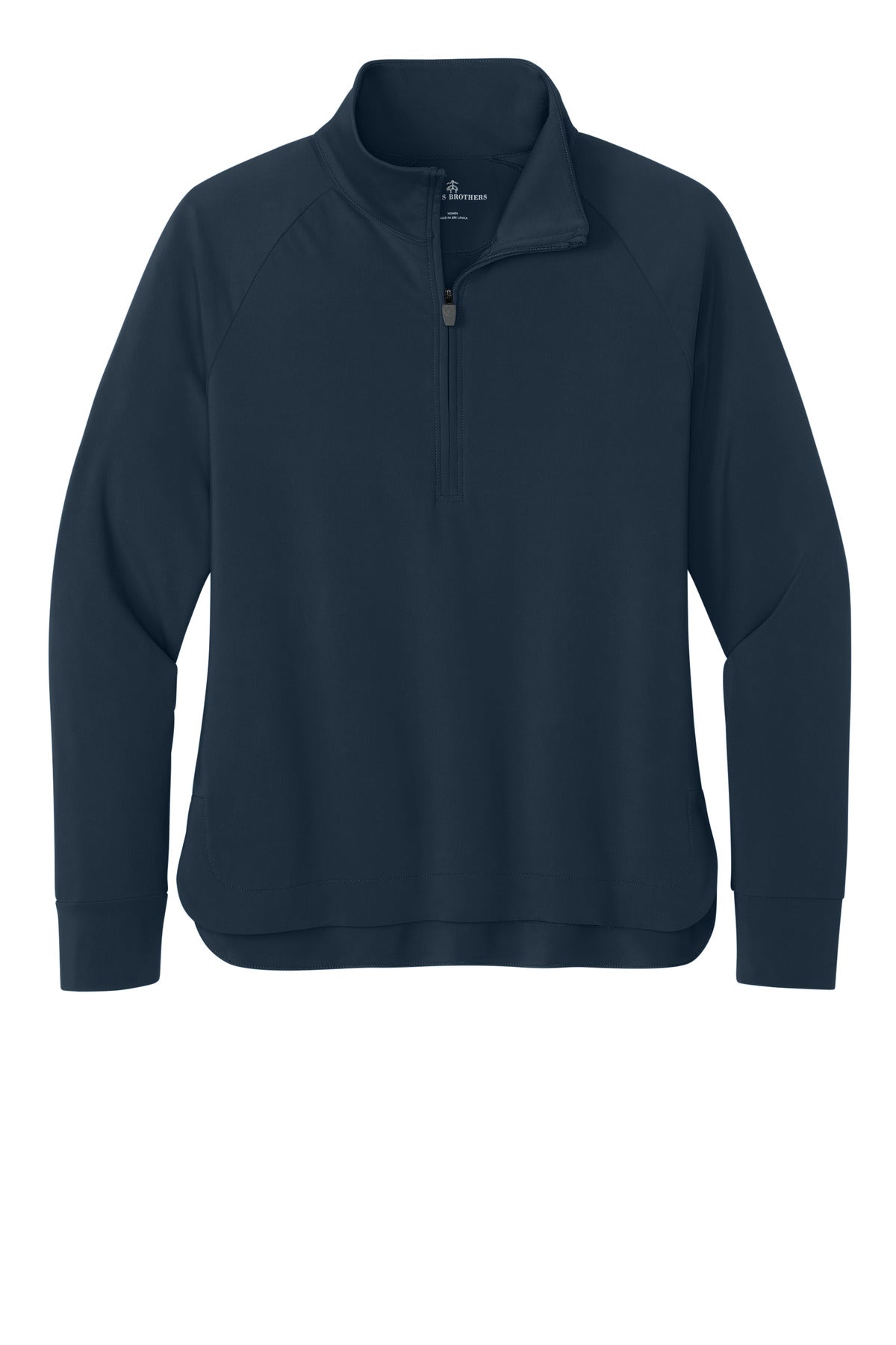 Brooks Brothers Women's Luxe Performance 1/4-Zip - Navy Blazer
