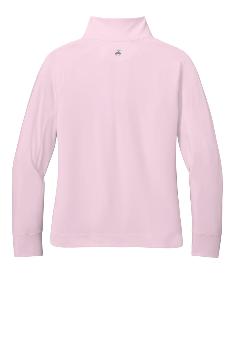 Brooks Brothers Women's Luxe Performance 1/4-Zip - Pearl Pink