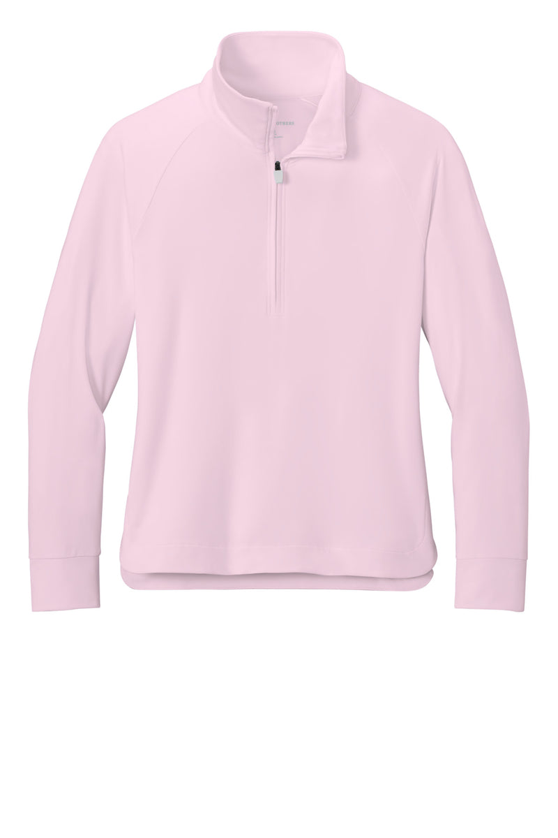 Brooks Brothers Women's Luxe Performance 1/4-Zip - Pearl Pink