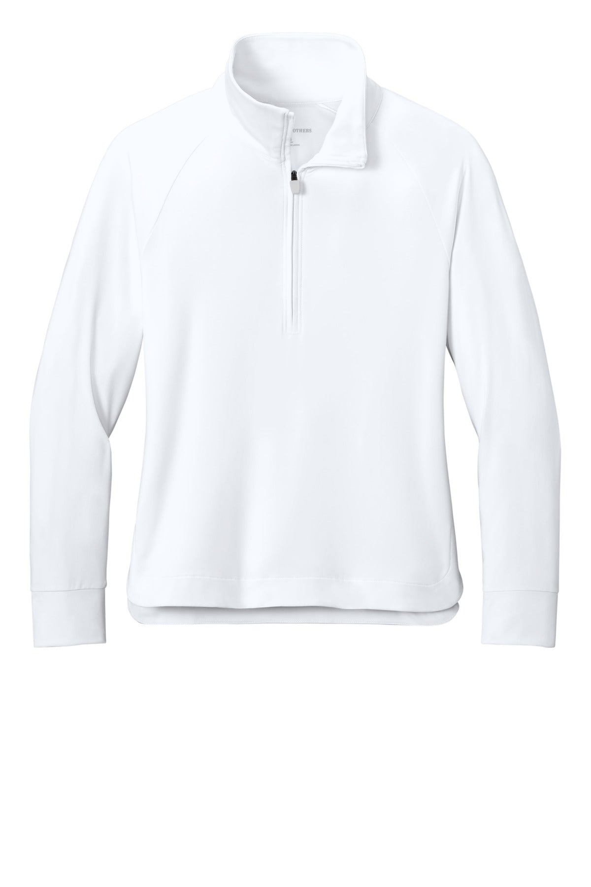Brooks Brothers Women's Luxe Performance 1/4-Zip - White
