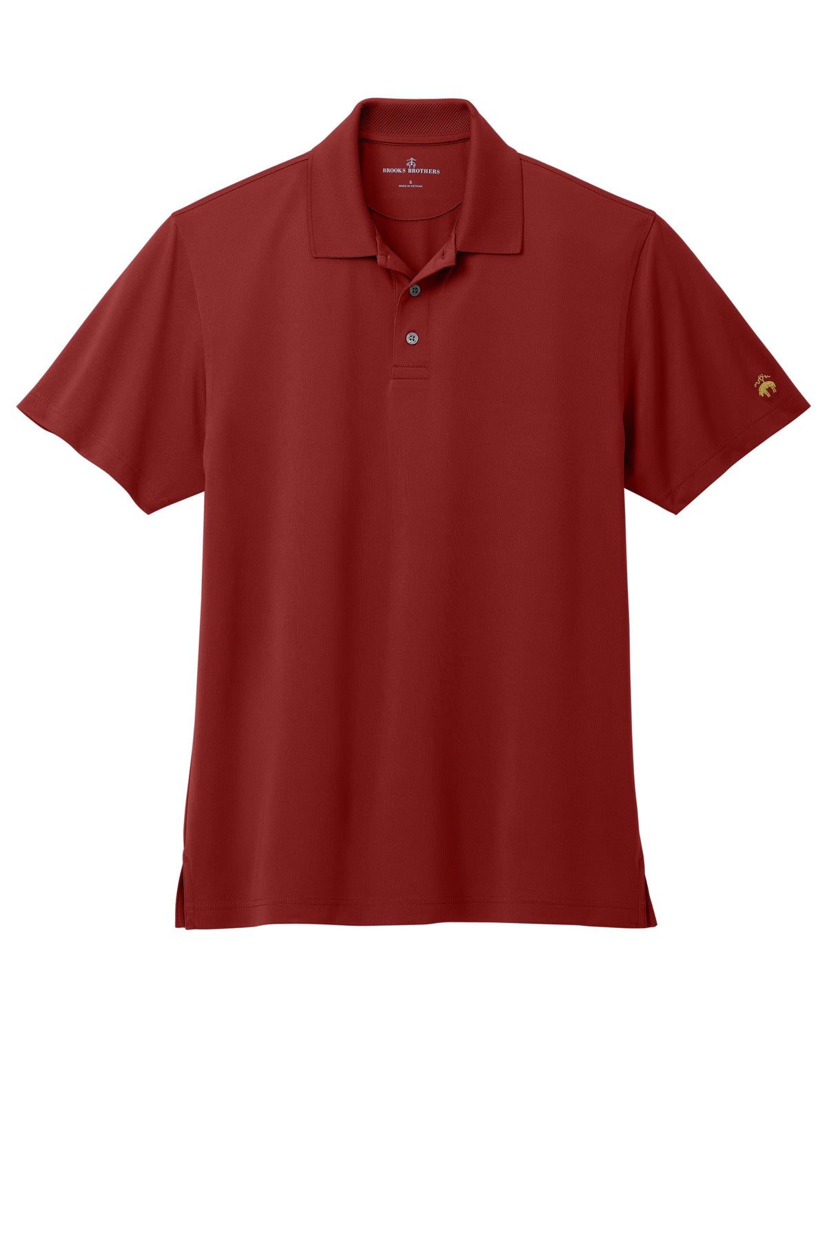 Brooks Brothers Mesh Pique Performance Polo - Rich Red