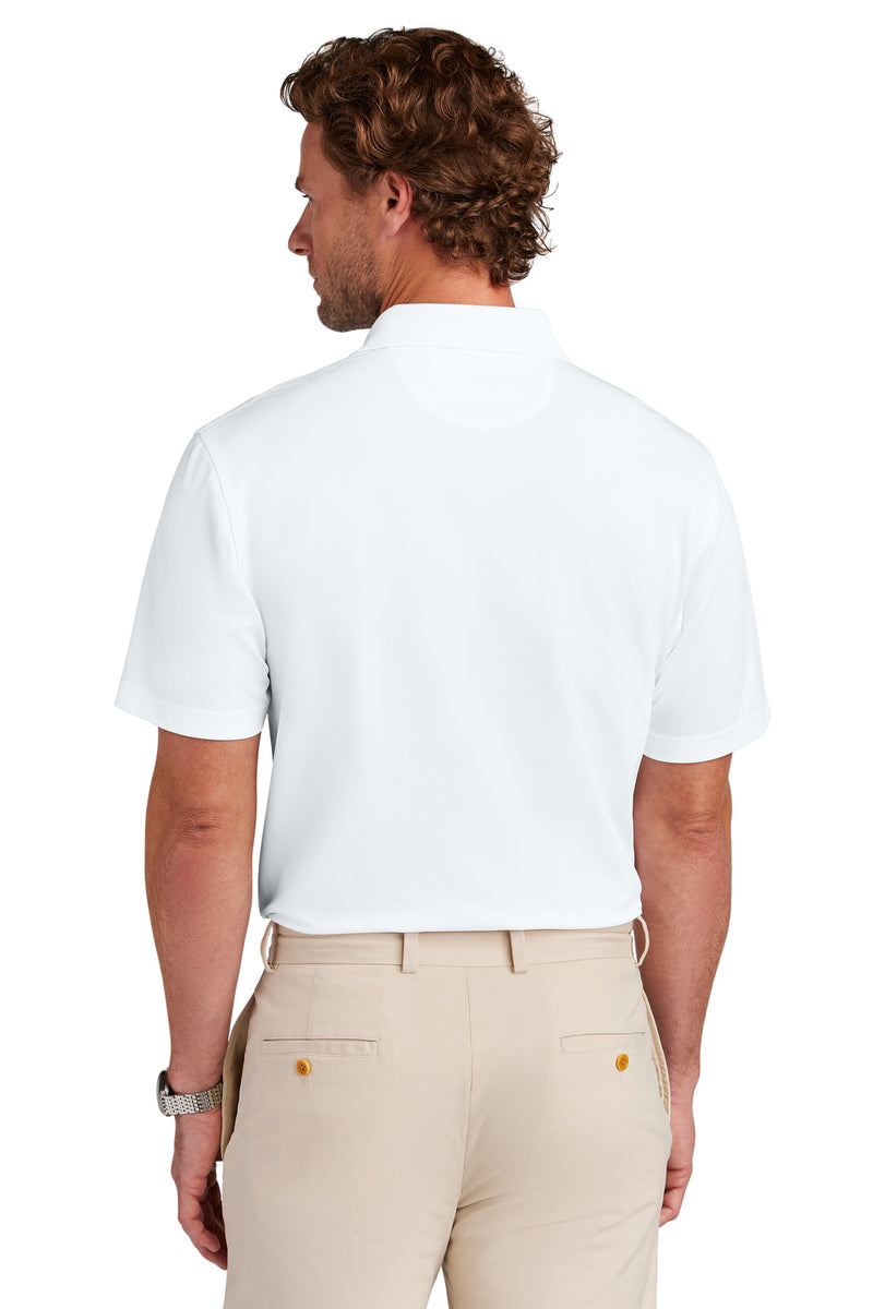 Brooks Brothers Mesh Pique Performance Polo - White