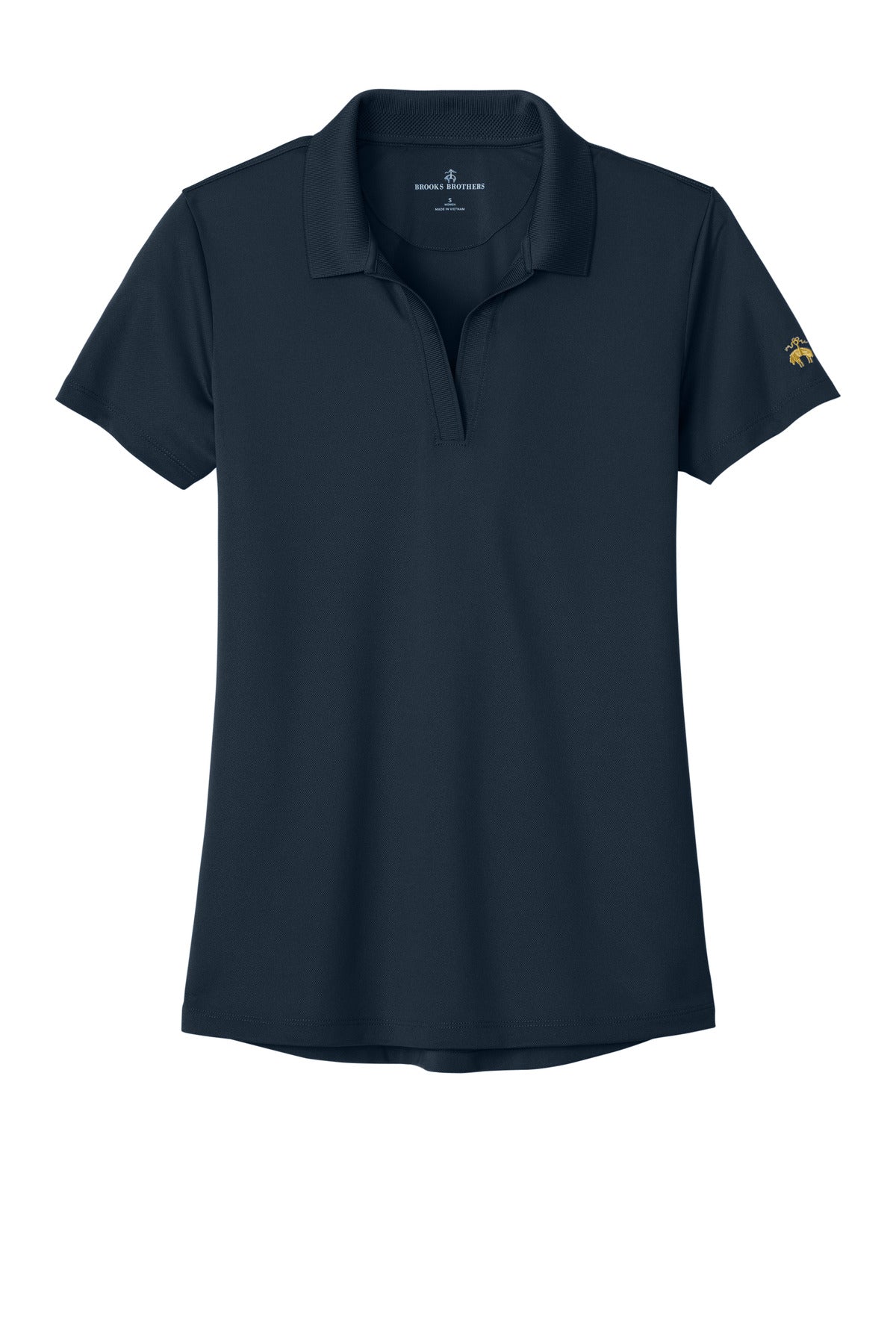 Brooks Brothers Women's Mesh Pique Performance Polo - Navy Blazer