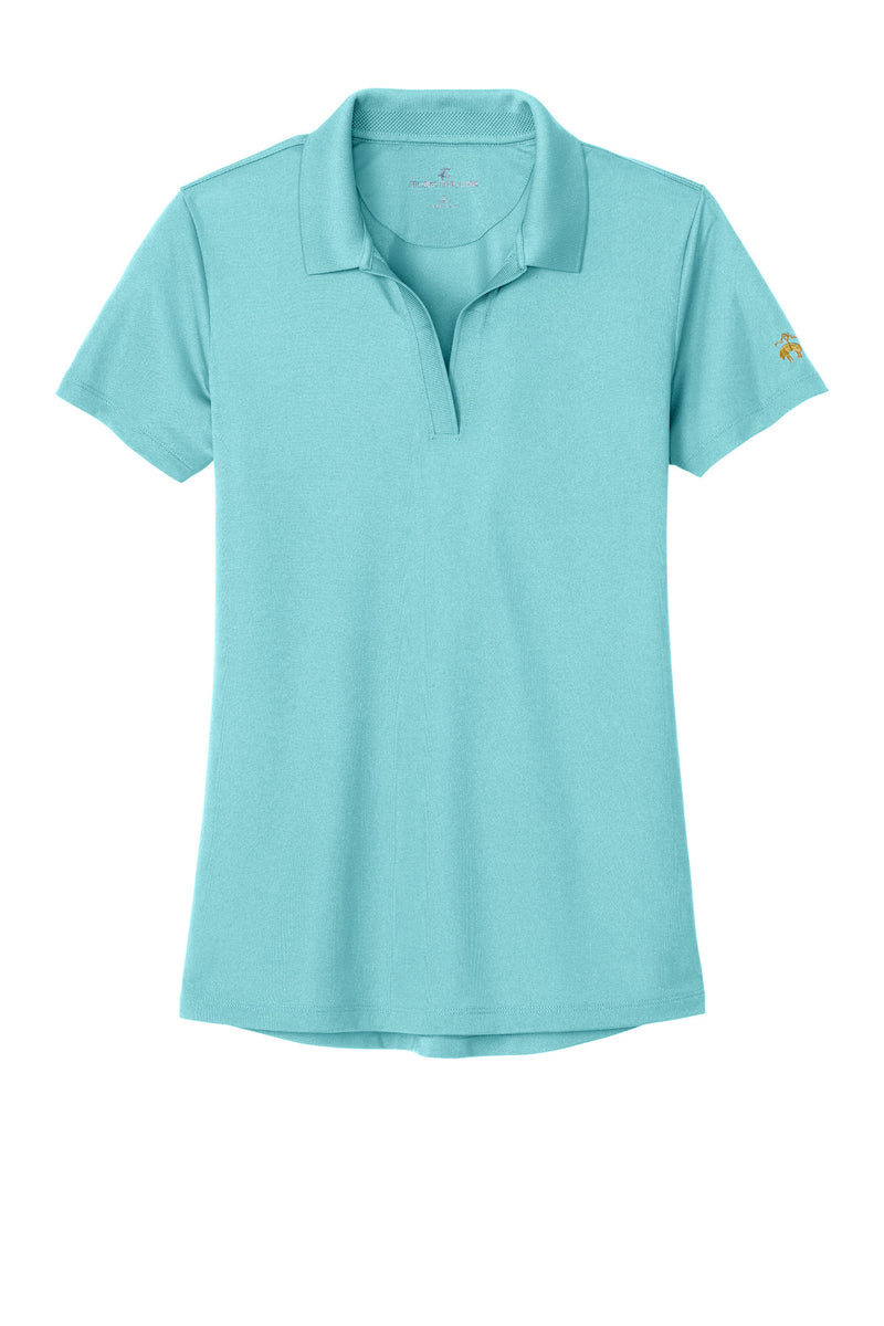 Brooks Brothers Women's Mesh Pique Performance Polo - Soft Mint