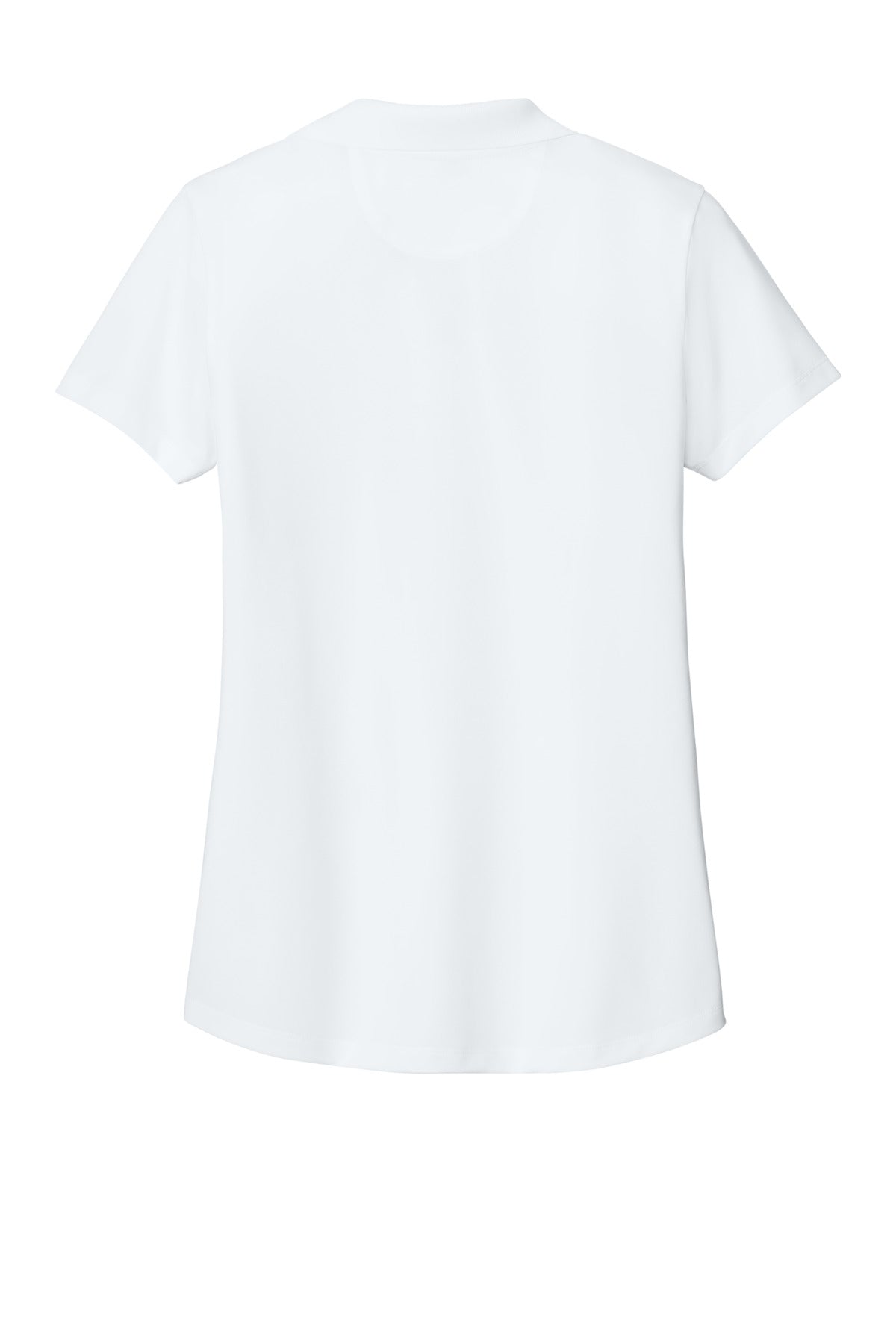 Brooks Brothers Women's Mesh Pique Performance Polo - White
